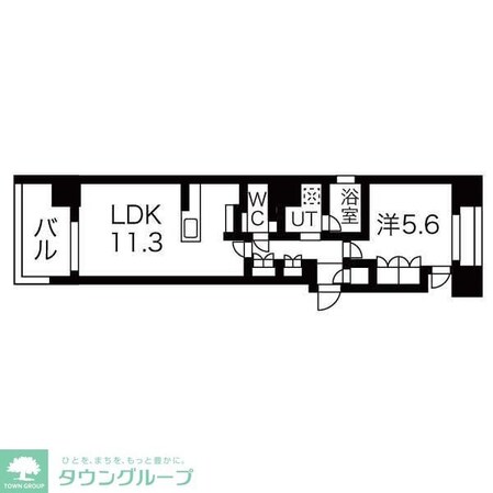 シーズンフラッツ押上サウスの物件間取画像